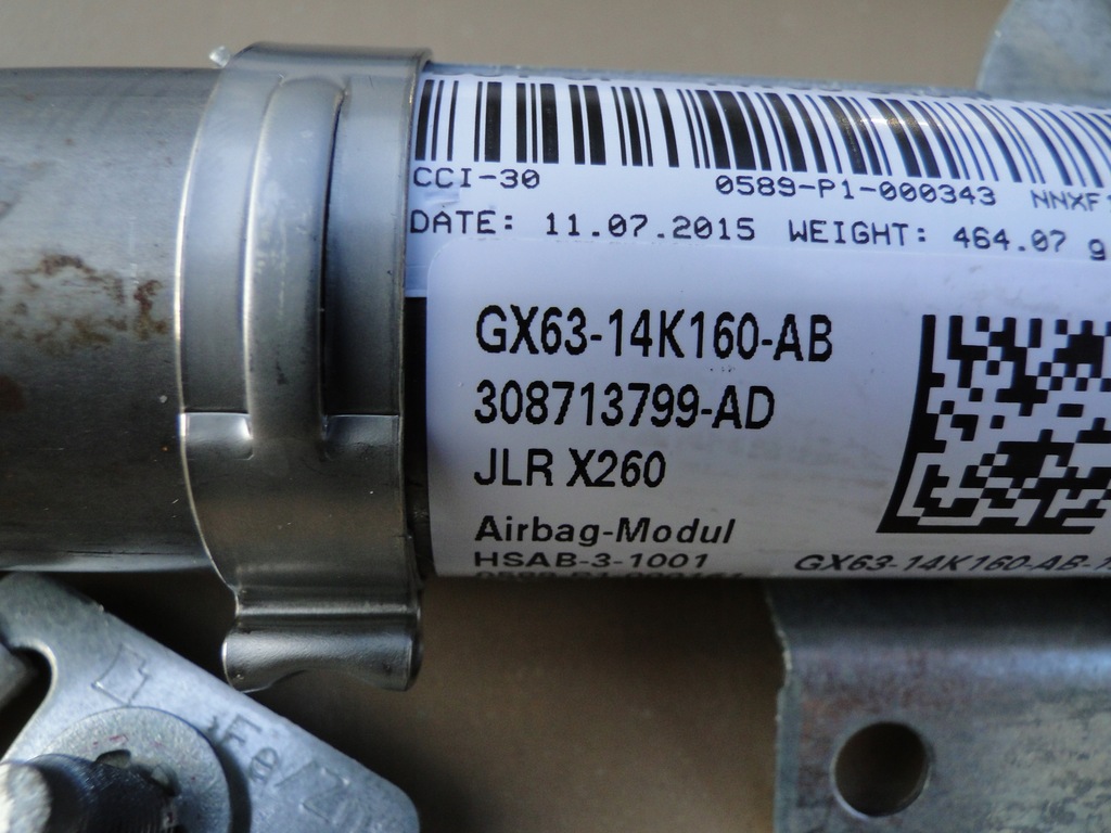 фото №5, Jaguar xf x260 шторка безопасности подушка безопасности левая