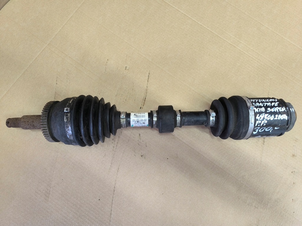 фото №1, Kia sorento ii santafe 2,2crdi 495002b610 привідний вал права перед оригінал.