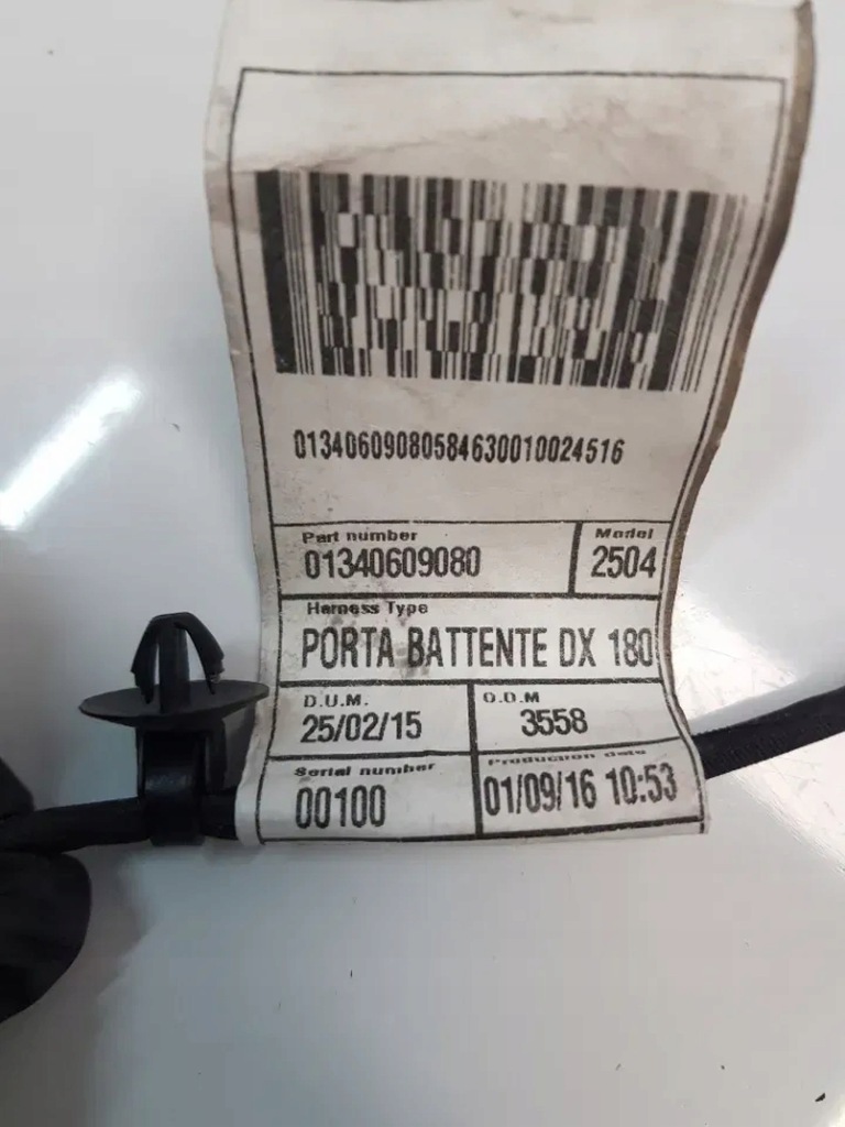 фото №5, Жгут дверь правый задняя fiat ducato iii boxer jumper 1340609080