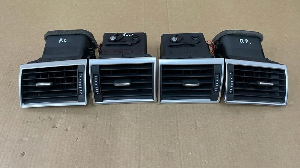 фото №1, Audi a8 d3 решітка ґрати обдув хром комплект