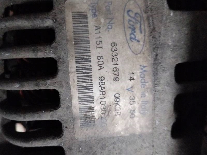 фото №5, Генератор 80a ford fiesta mk6 vi