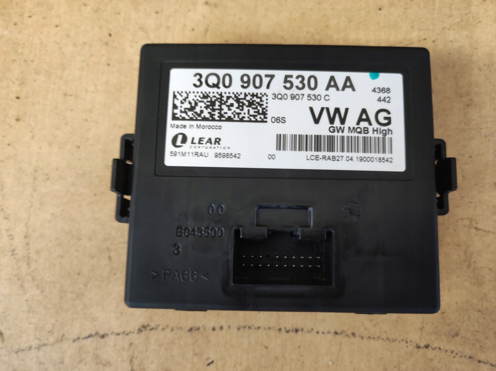 фото №1, Модуль блок управления шлюз audi a3 rs3 8v lift