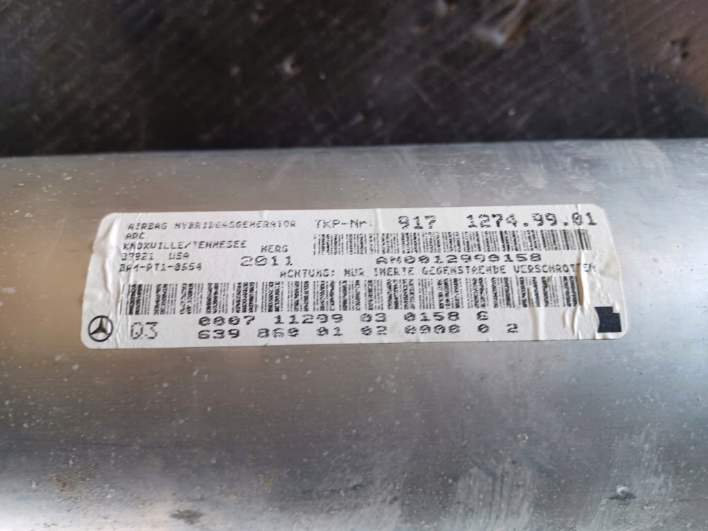 фото №8, Подушка подушка безпеки пасажира mercedes vito w639 lift 6398600102