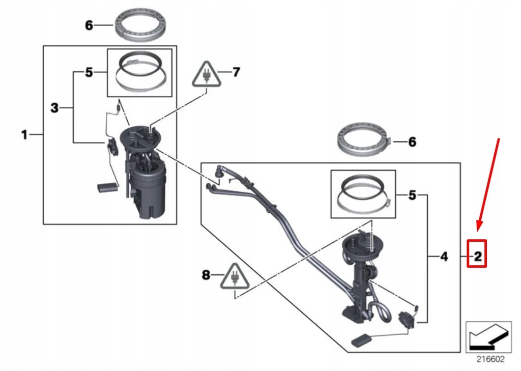 фото №10, Bmw x5 f15 f85 лівий датчик рівня пального 16117494926 7494926