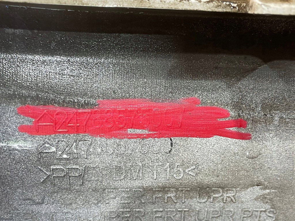 фото №9, Mercedes glb x247 w247 19-23 бампер перед передний