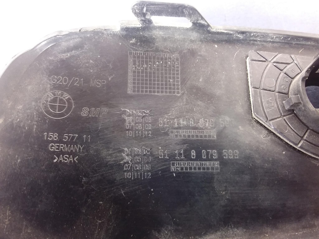 фото №6, Bmw 3 g20 g21 mpakiet молдинг бампера перед левая