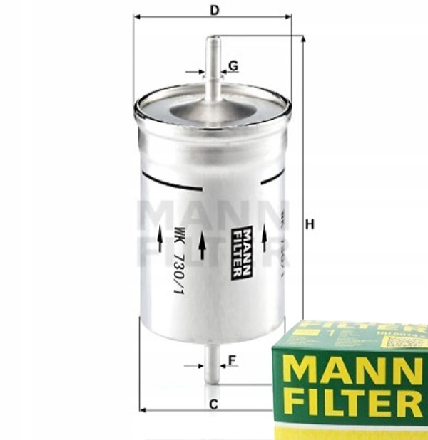 фото №1, Фильтр топлива mann-filter do chery a1 1.3