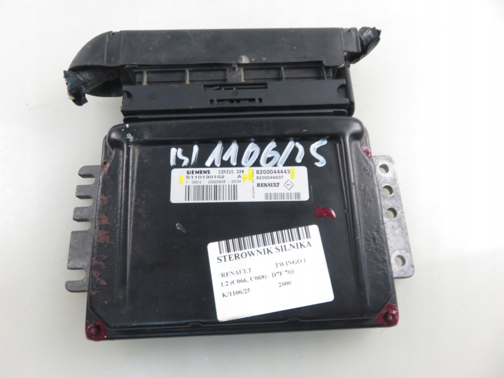 Купити Блок керування renault twingo i 1.2 8200044443 s110130102a 8200044437