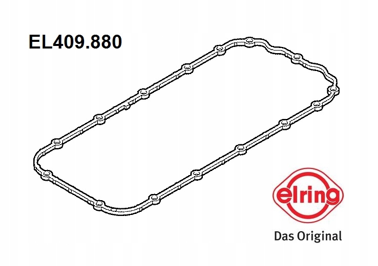 Elring прокладка картера масляный el409880 с Разборки