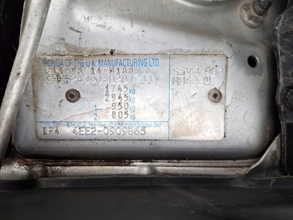 фото №16, Honda civic 7 vii sport ep4 lift 04-06 ремни подушка безопасности подушки безопасности подушка безопасности 3d kpl