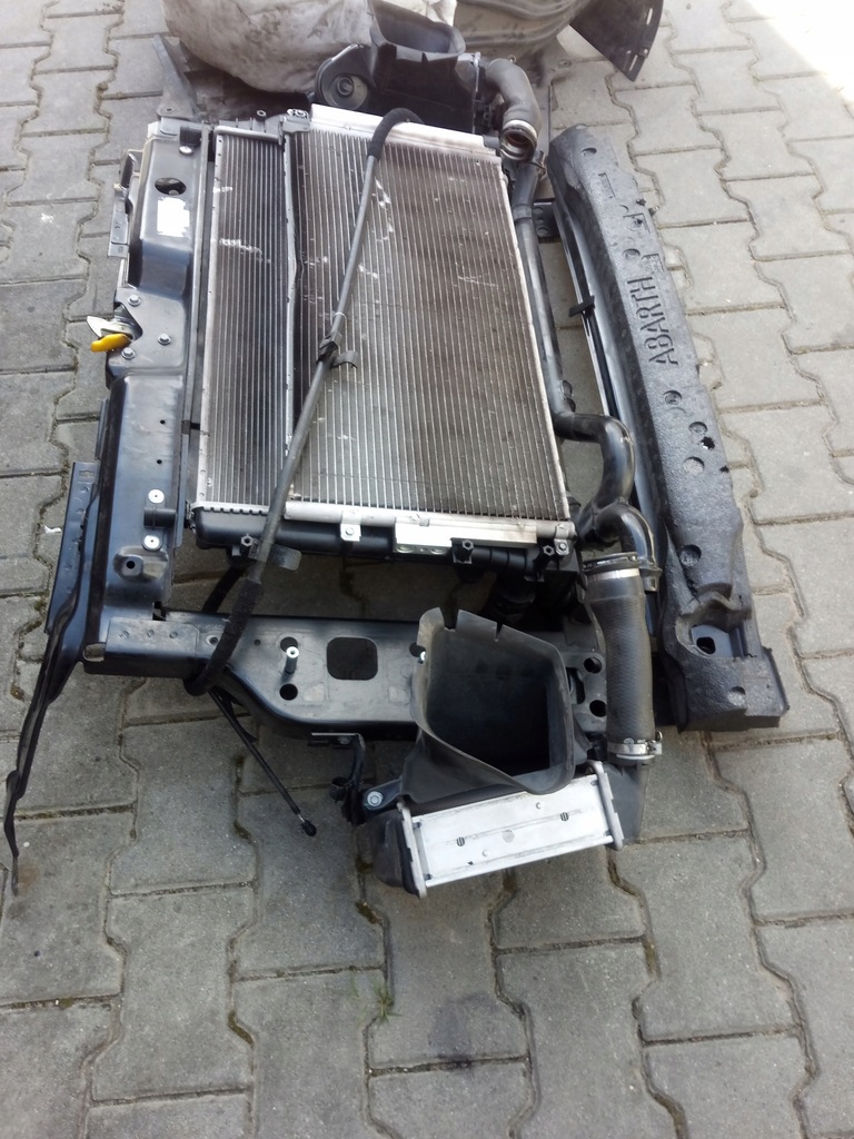 фото №10, Перед комплект fiat 500 595 abarth ксенон капот бампер радиатор