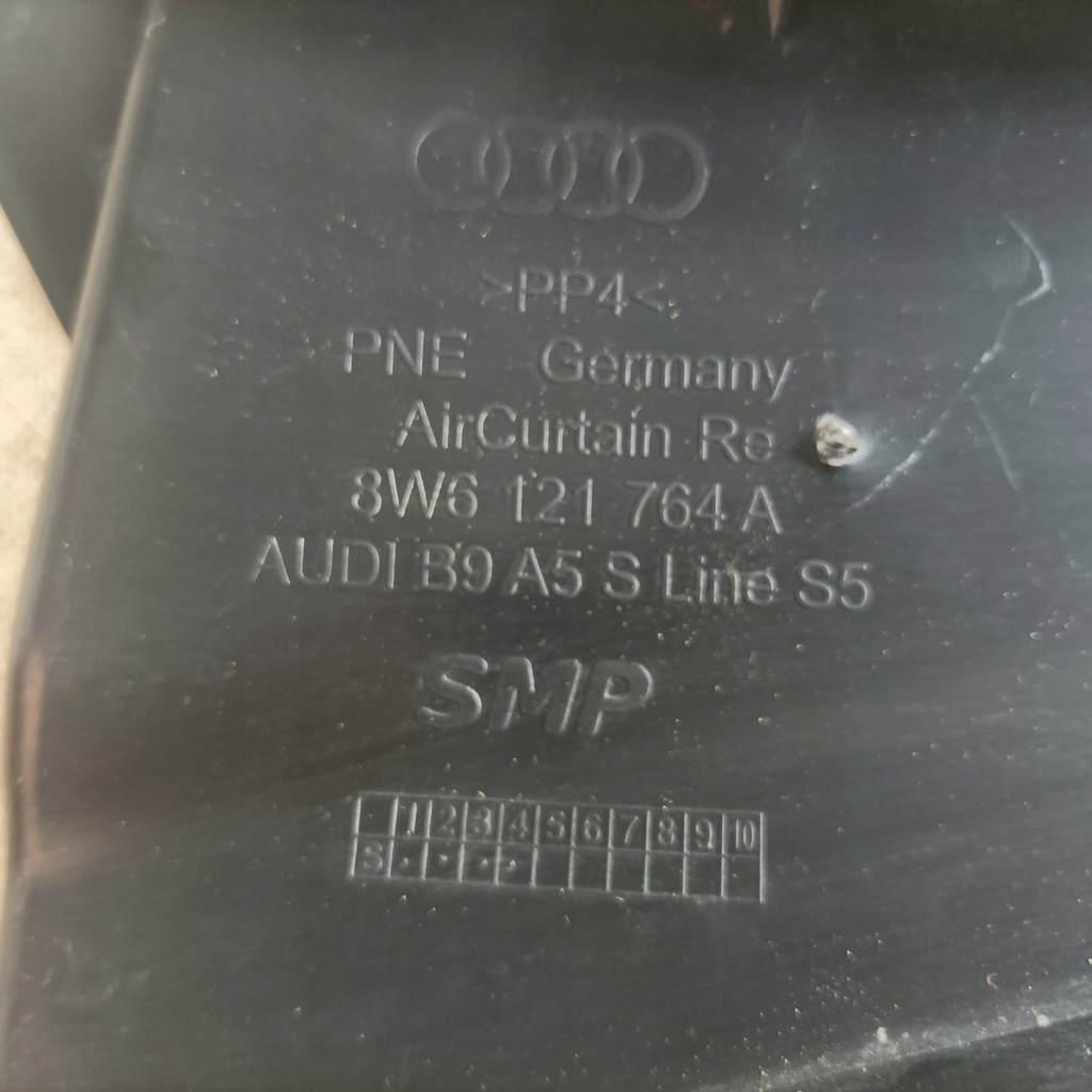 фото №9, Audi s5 a5 8w6 18- повітропровід повітря usa 8w6121764a