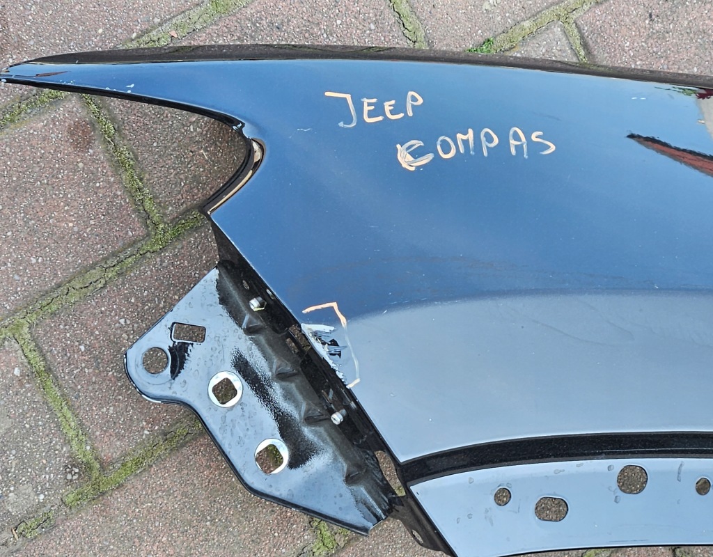 фото №8, Jepp compass 16-20 бампер спойлер хром 52157954