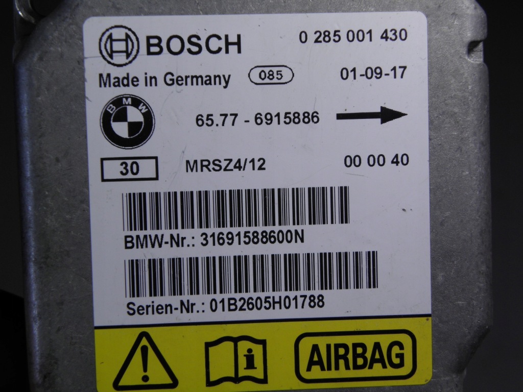 Mini cooper r50 // модуль датчик подушка безопасности 6915886 Оригинал