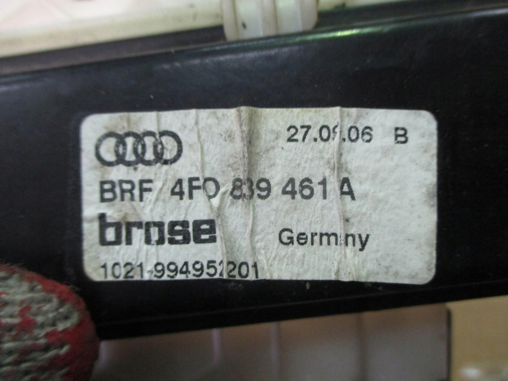 фото №7, Підйомник скло лівий задня audi a6 c6 4f0839461a