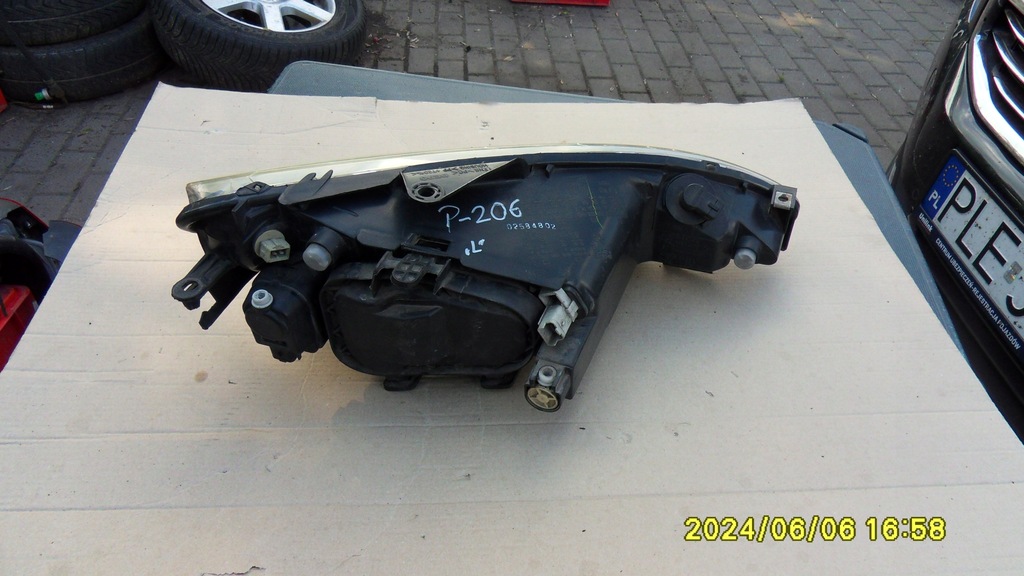 фото №13, Лампа перед передняя левая peugeot 206 lift depo 550-1121l