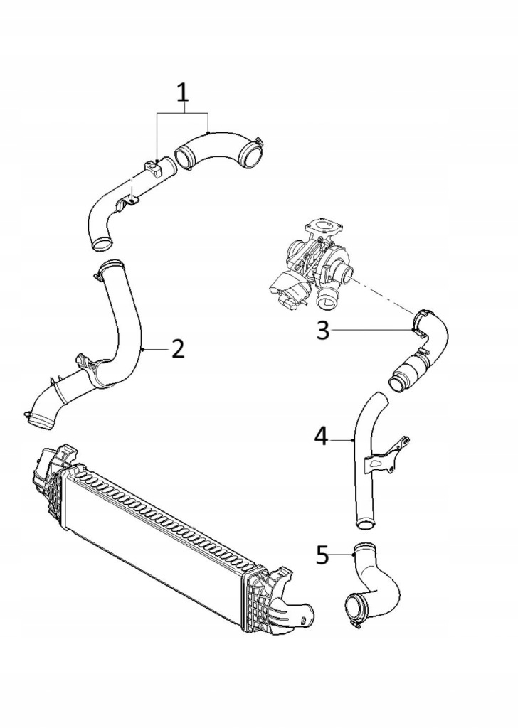фото №8, Труба интеркулер jeep grand cherokee wk 3.0 crd d