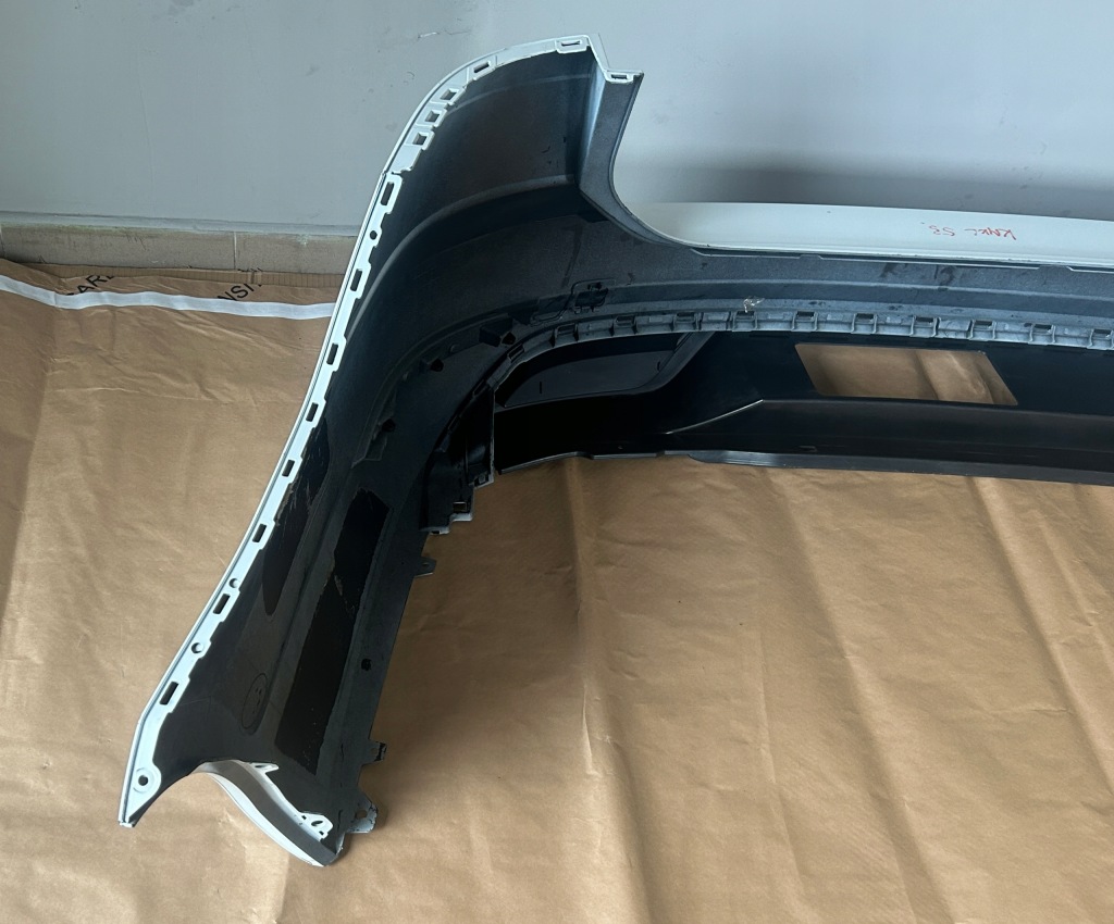 Vw golf 7 рестайлинг  2017-2020 бампер задний универсал pure white lc9a Доставка