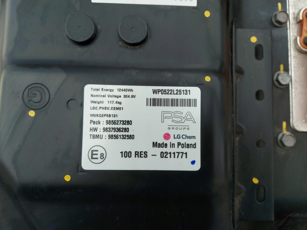 фото №7, Peugeot 408 gt p54 акумулятор акумулятор phev 9856273280