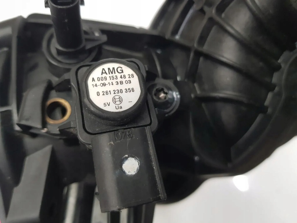 фото №10, Коллектор впускной  датчик давления map датчик датчик температуры mercedes am