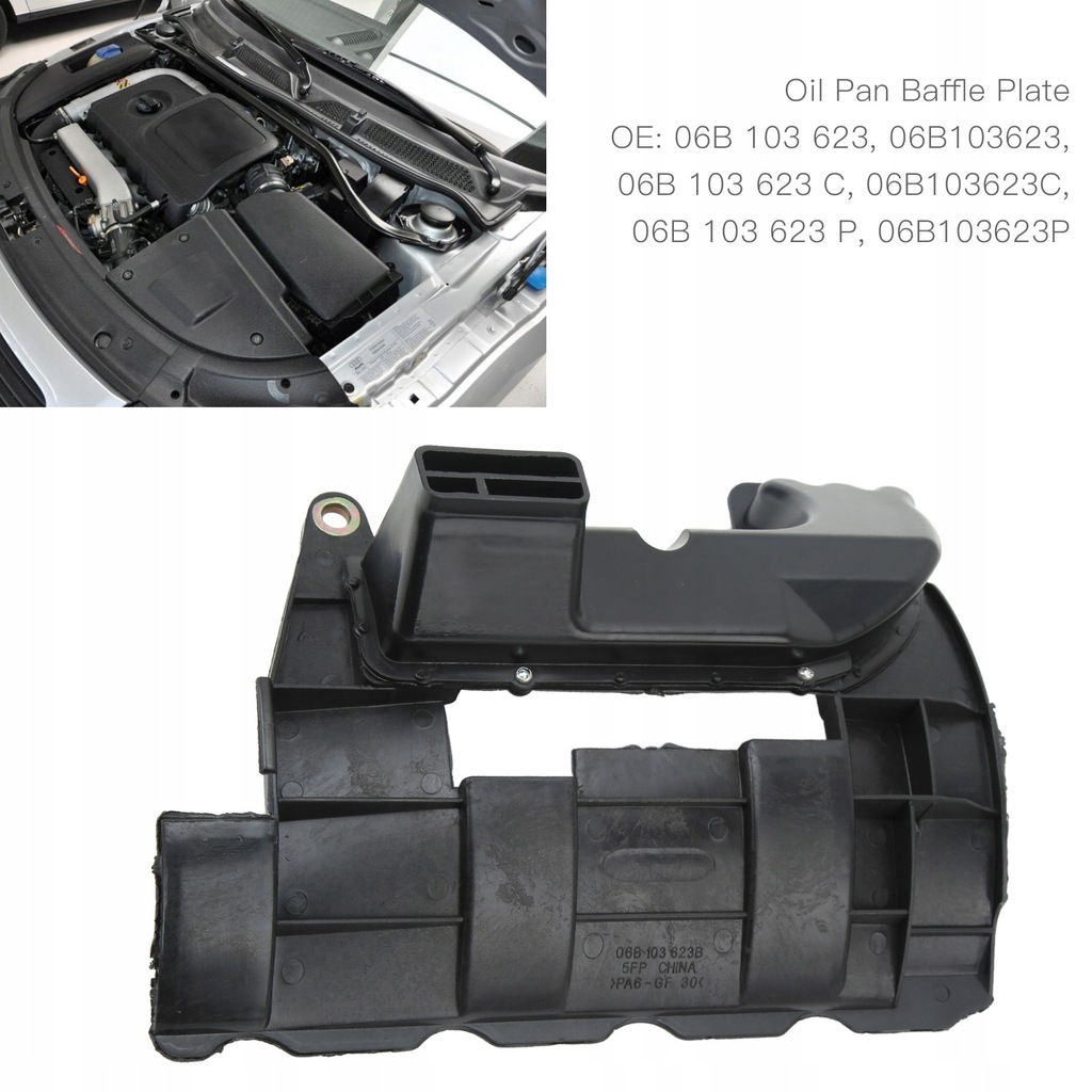 фото №16, Плита ограничителя перегородки картера масляный abs