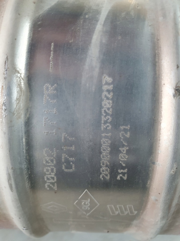 фото №8, Renault captur ii 2019-2023 1.0 tce гасник труба вихлопна каталізатор