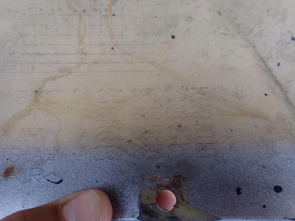 фото №11, Mercedes r-klasa w251 05-09 бампер задняя задний pdc