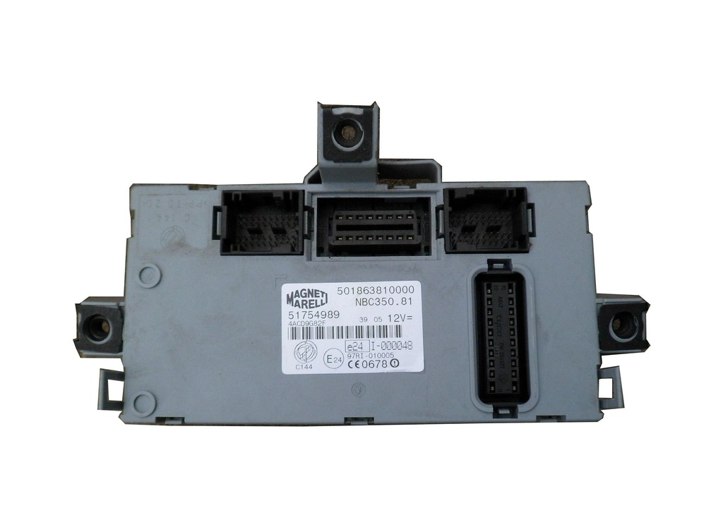 фото №1, Бортовой компьютер кузов fiat idea 51754989 программирование