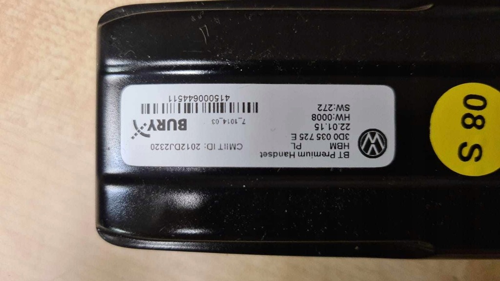 фото №6, Телефон vw phaeton lift ii 10-15 3d0035725c