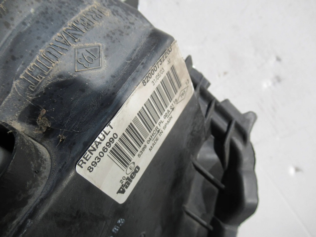 фото №6, Лампа перед левая 8200073220 renault megane ii 03-