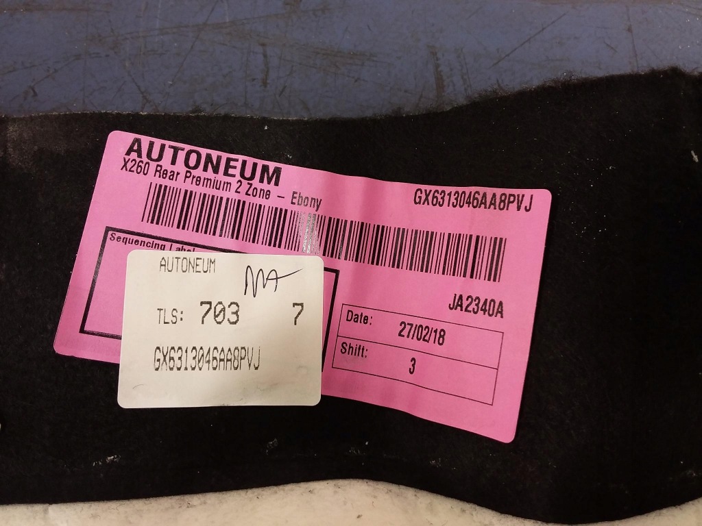 фото №6, Jaguar xf ii x260 обшивка пол задняя задняя