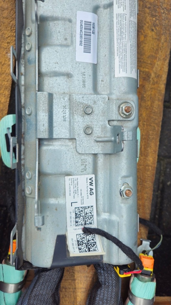 фото №15, Audi a3 8v консоль подушка безопасности приборная панель шторки безопасности ремни оригинал