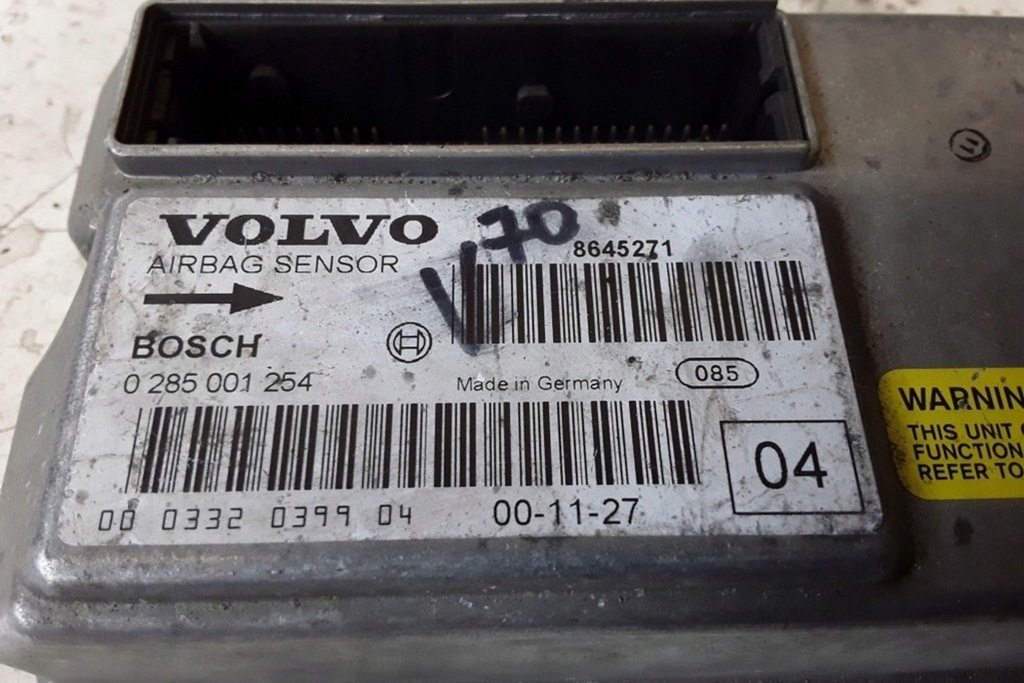 фото №1, Модуль подушка безпеки volvo v70 ii sw 8645271 2.4l дизель 120kw 2002