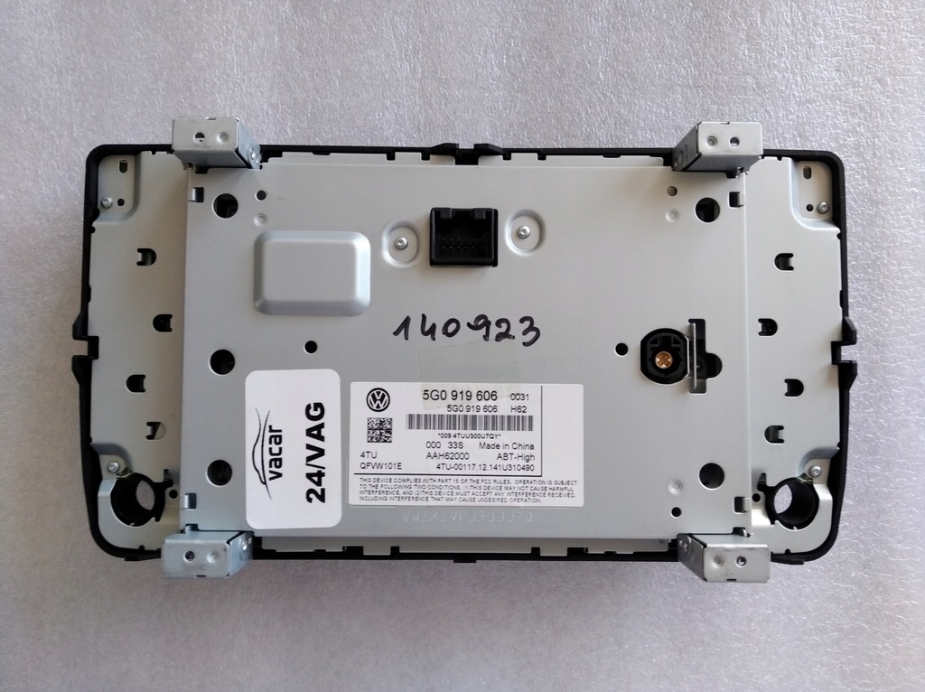 фото №12, 3g0035020b 5g0919606 блок navi екран радіо vw