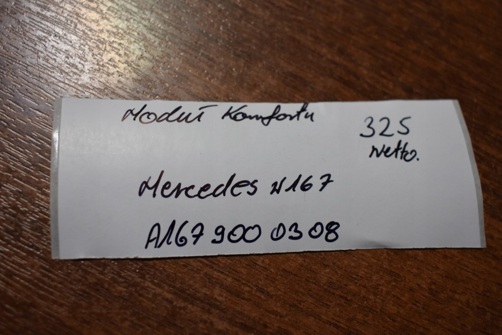 фото №4, Idealny модуль комфорта sam mercedes w167 1 9