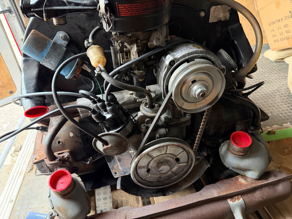 Vw 1303 garbus 1973 двигатель комплект 1.6 исправный film с Разборки