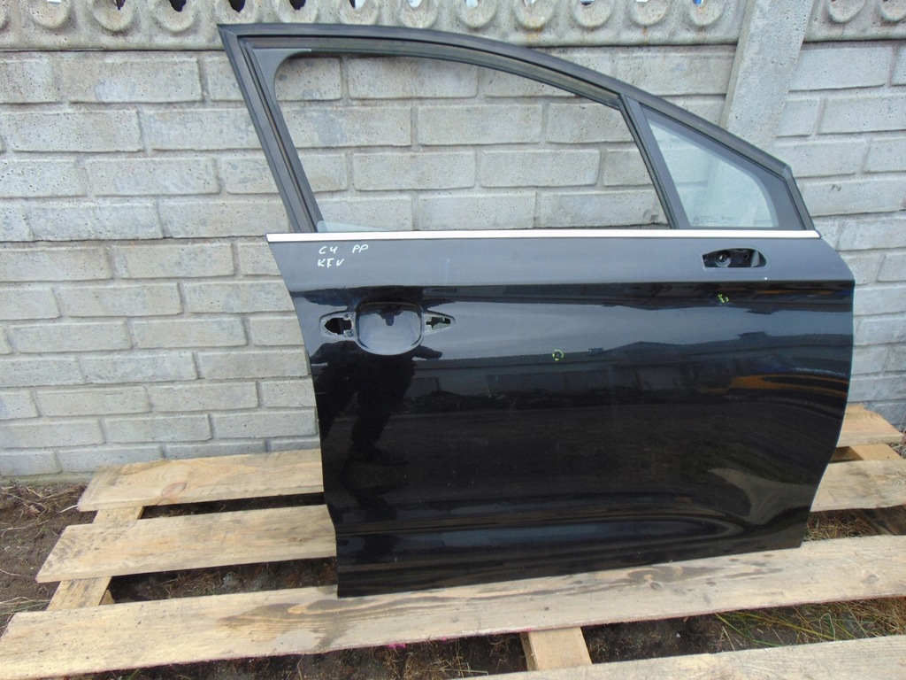 фото №6, Дверь правый перед citroen c4 ii чёрные ktv