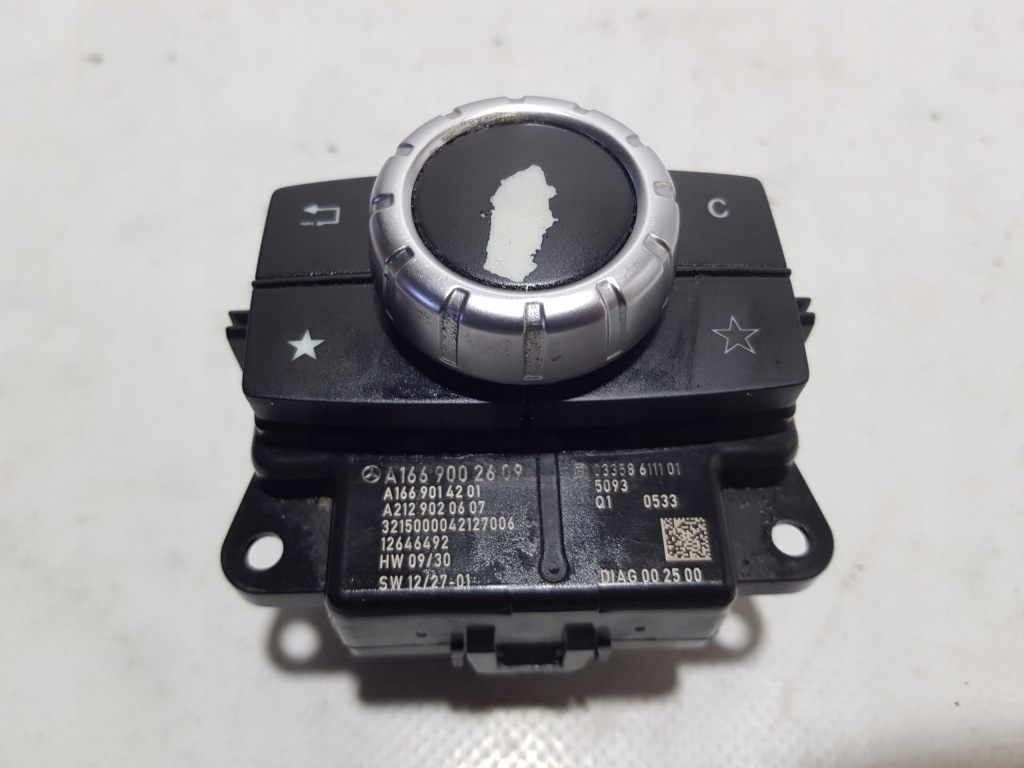 Купить Mercedes ml w166 панель контроллер idrive джойстик ручка радио 1669002609