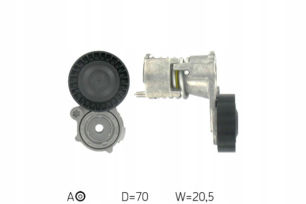 фото №2, Skf vkm 36236 ролик натягувача, ремінь клиновий багатореберний