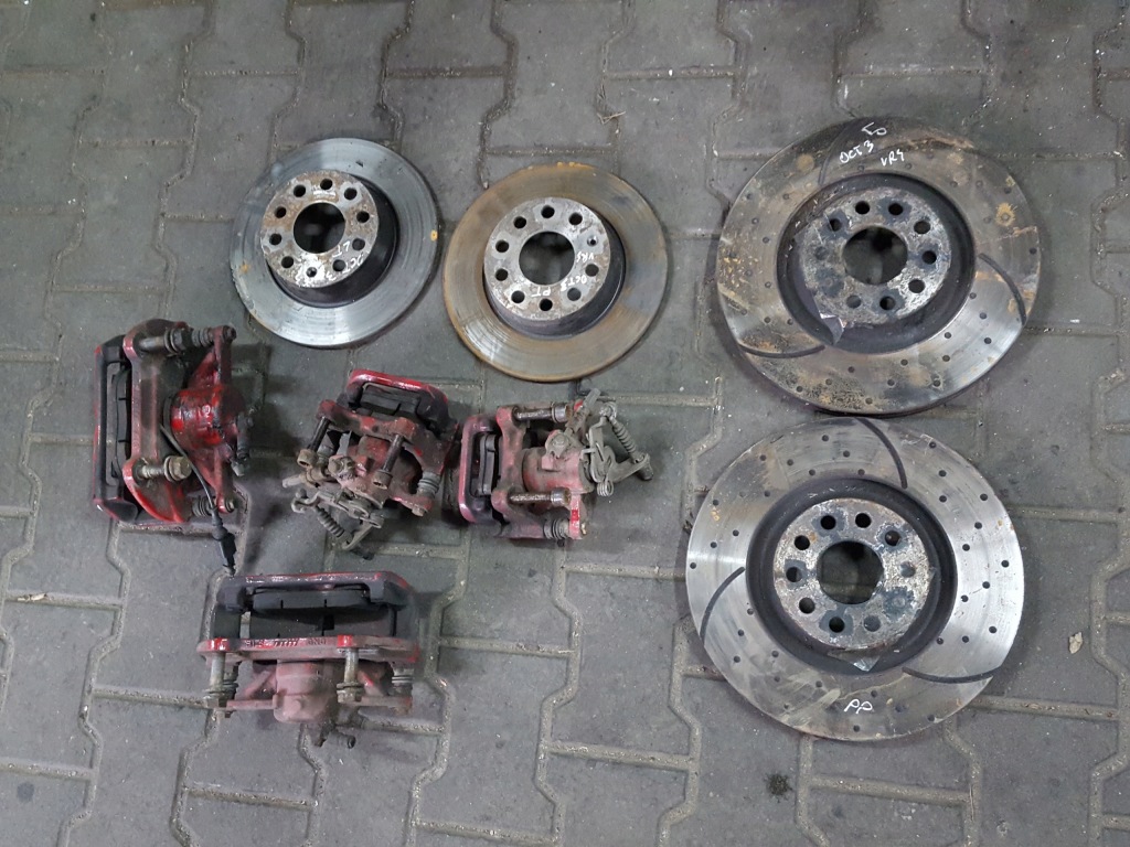 фото №1, Skoda octavia 2 ii rs vrs суппорты тормозные диски перед 340mm задняя