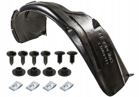 фото №1, Подкрылок fiat grande punto 2005- перед левая клипсы