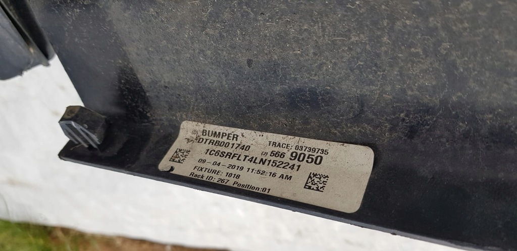 фото №9, Dodge ram 1500 5 v 19- бампер задняя задний