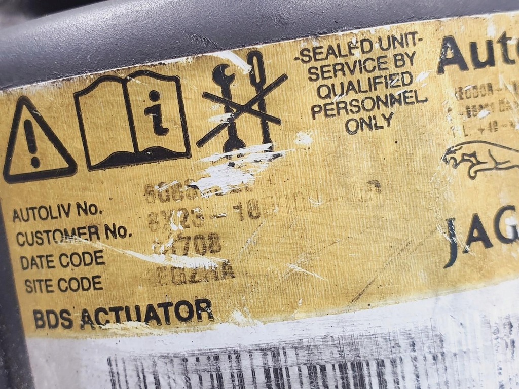 фото №5, Подушка подушка безпеки pieszego jaguar xf x250