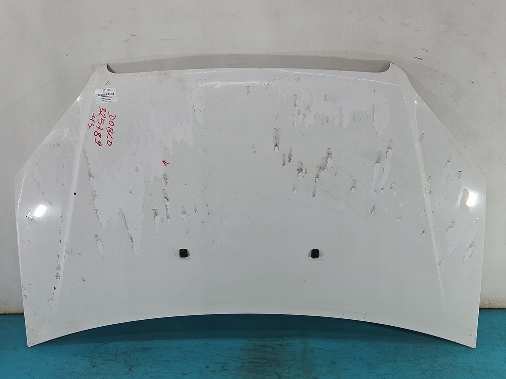 фото №1, Капот передняя fiat doblo i lift 05-10 белый