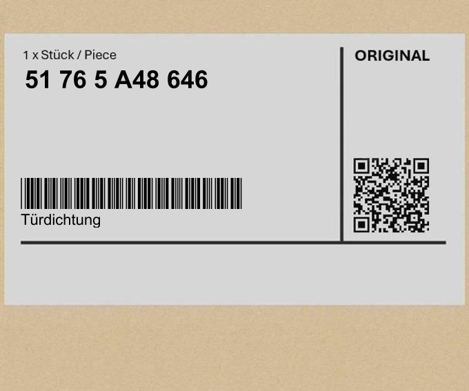 фото №1, Прокладка дверь bmw 2 u06