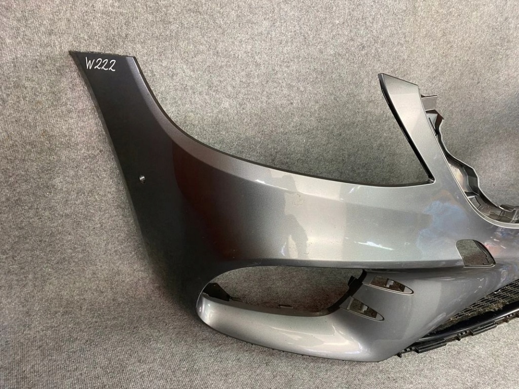 фото №10, Бампер передній перед - mercedes s klasa w222 lift amg 17-20