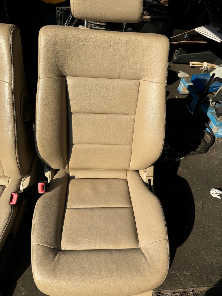 фото №9, Mercedes w212 kombi сидіння заднє сидіння обшивки шкіра