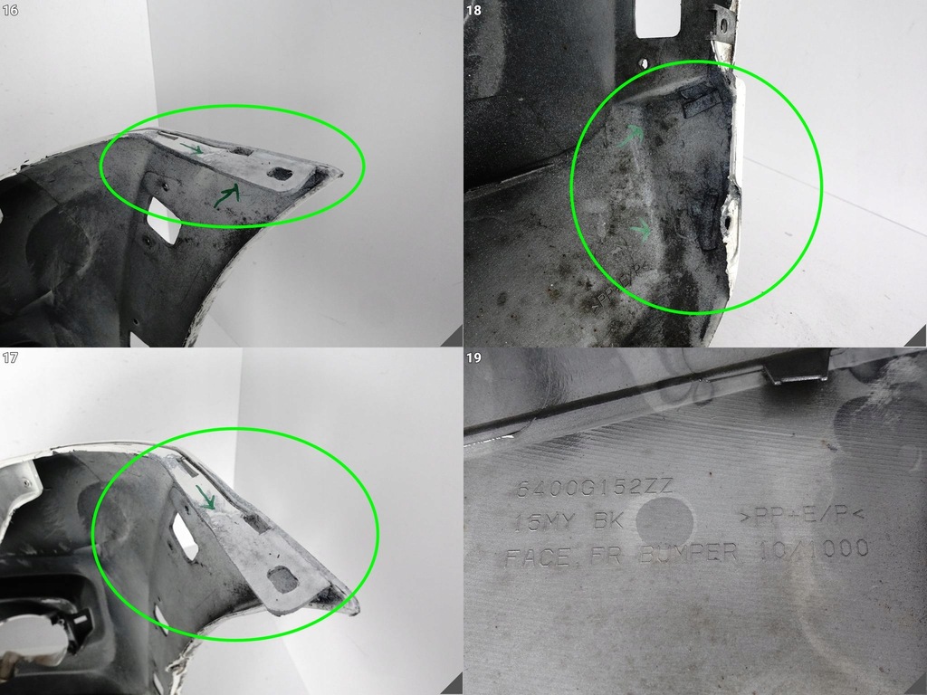 фото №14, Mitsubishi pajero iv 4 поколение lift 15-20 бампер бампер перед