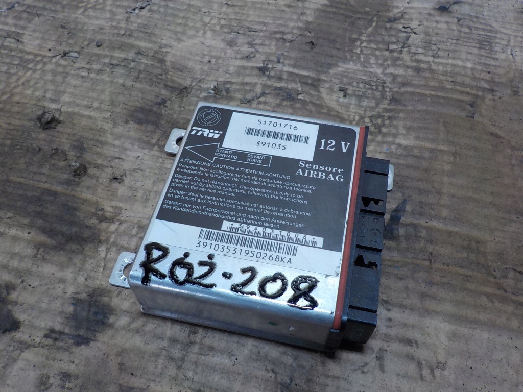 фото №1, Fiat grande punto 1.4b модуль подушка безпеки 51701716