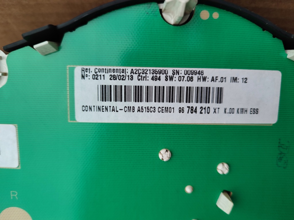 фото №5, Счетчик приборы citroen ds3 1.6 thp europa 96784210xt 160tys przeb